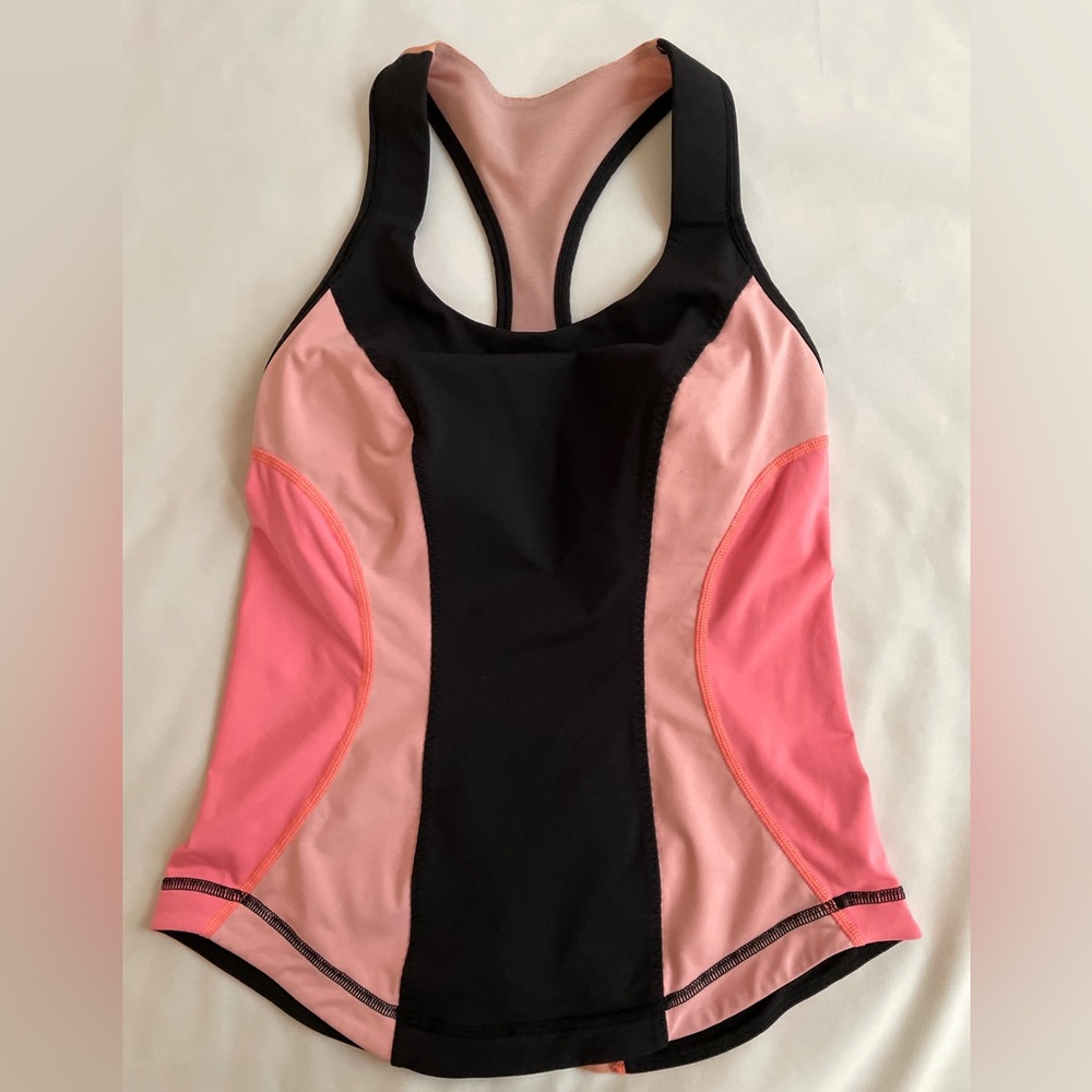 Lululemon Tricolor Racerback Tank Size 4